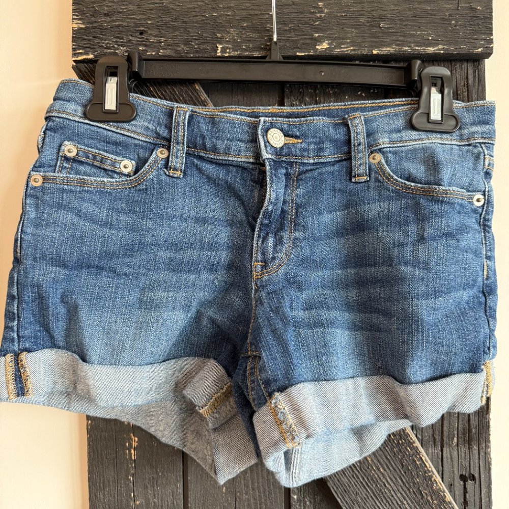 Women’s Banana Republic Denim Jean Shorts, Size 0/25, Blue